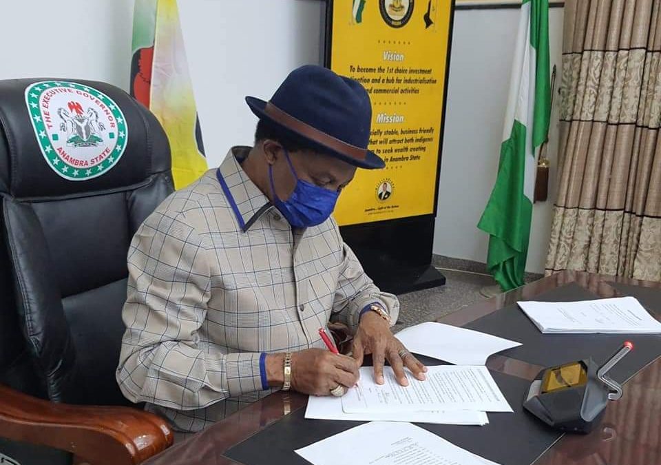 Gov Obiano swears in new permanent secretaries, charges them to be of good conduct and discharge their duties diligently.