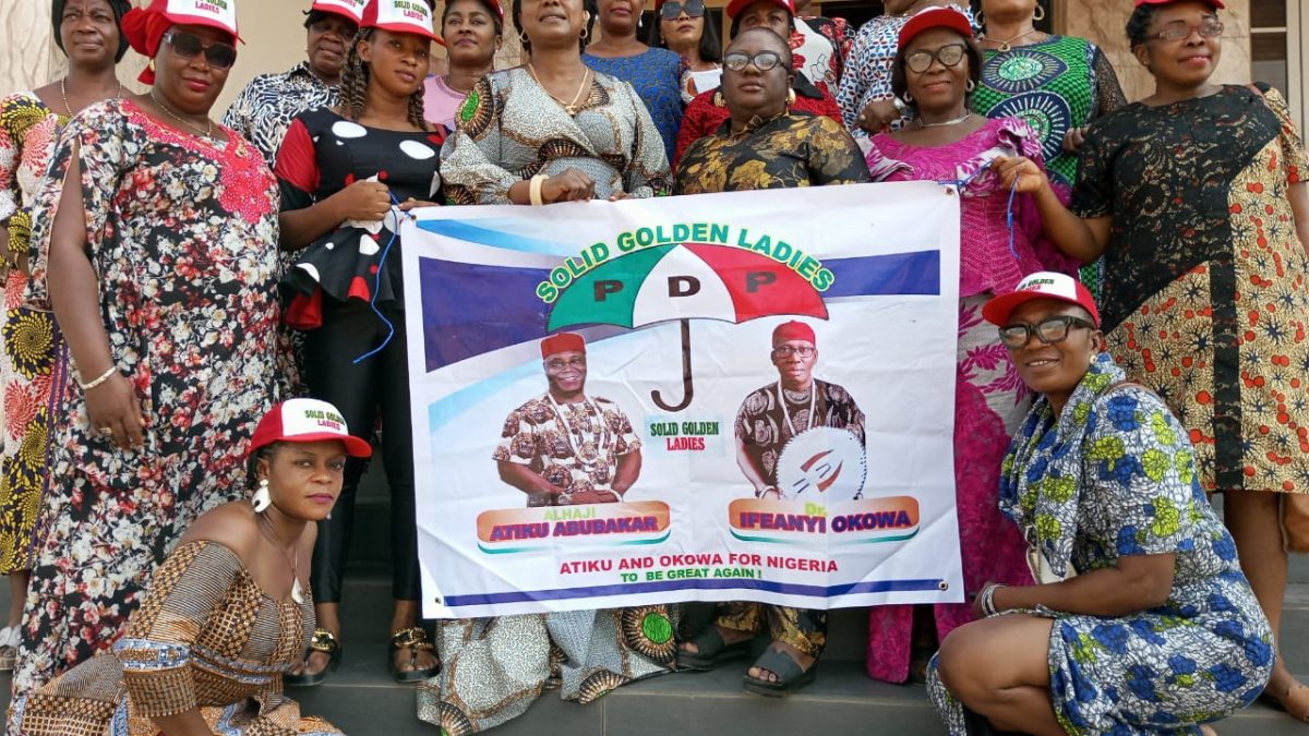 SOLID GOLDEN LADIES GROUP CALLS FOR SUPPORT FOR ATIKU/OKOWA